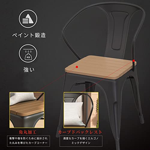 ガーデンファニチャ―セット ガーデンテーブル チェアー ガーデンファニチャー ガーデンテーブル セット アウトドアテーブル 3点セット テラステーブルとチェア 耐荷重150kg ガーデンテーブルセット ２人用 耐水 耐熱 耐日光 おしゃれ 組立簡単 ガーデンチェア ベランダ/庭/プールサイド/室外用 【ホワイト】-55cm-white 6枚目