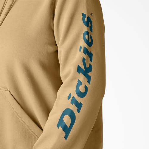 Image of Dickies womens Women's Plus Heavyweight Logo Sleeve Pullover