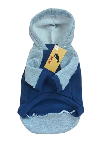 Moletom com Capuz para Pet (Azul, 10)