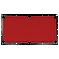Championship Hathaway Saturn II Billard-Stoff, Filz, Rot, 2,4 m Billardtuch Billardtisch