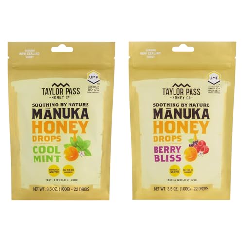 Taylor Pass Mānuka Honey Drops UMF 10+ 2 Packs miniatura 1
