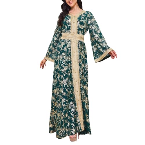 Hijab Femme Musulmane Robe Mariage Kaftan Sari Indien Kimono Burkini De Soirée Grande Taille Marocaine Orientale Africaine Madras Priere Caftan Tenue Marocain Longue...