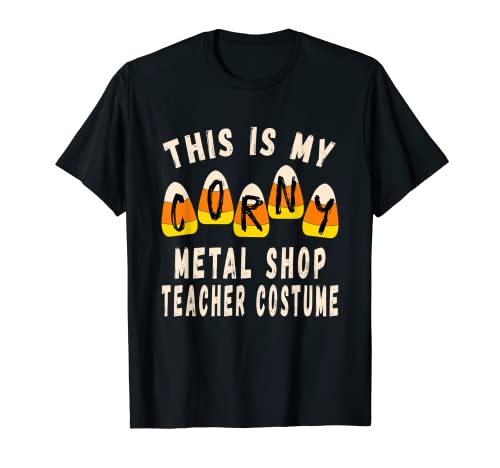 Disfraz de profesor de This Is My Corny Metal Shop Camiseta