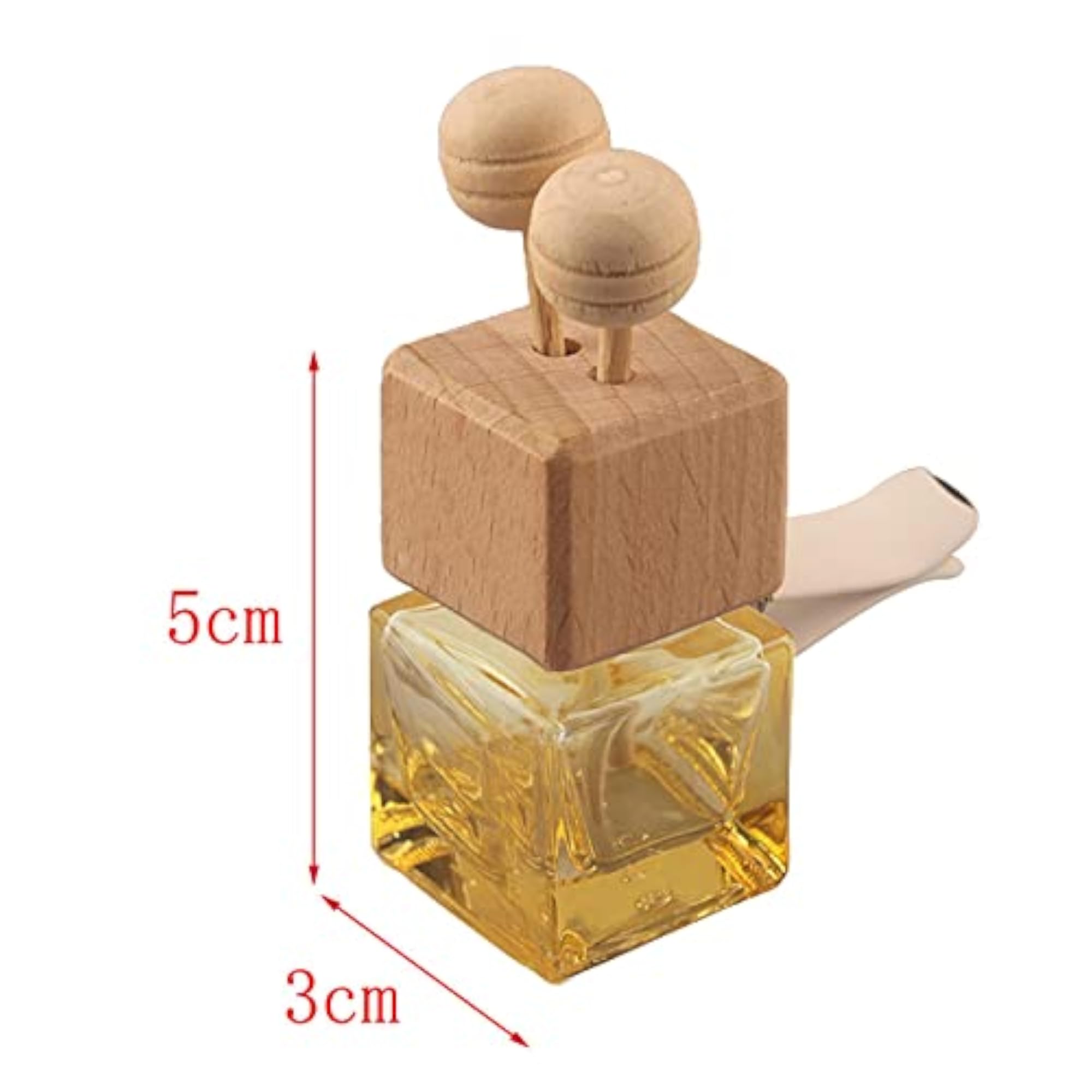 Car Aromatherapy Diffuser Bottles, 4-Piece Set