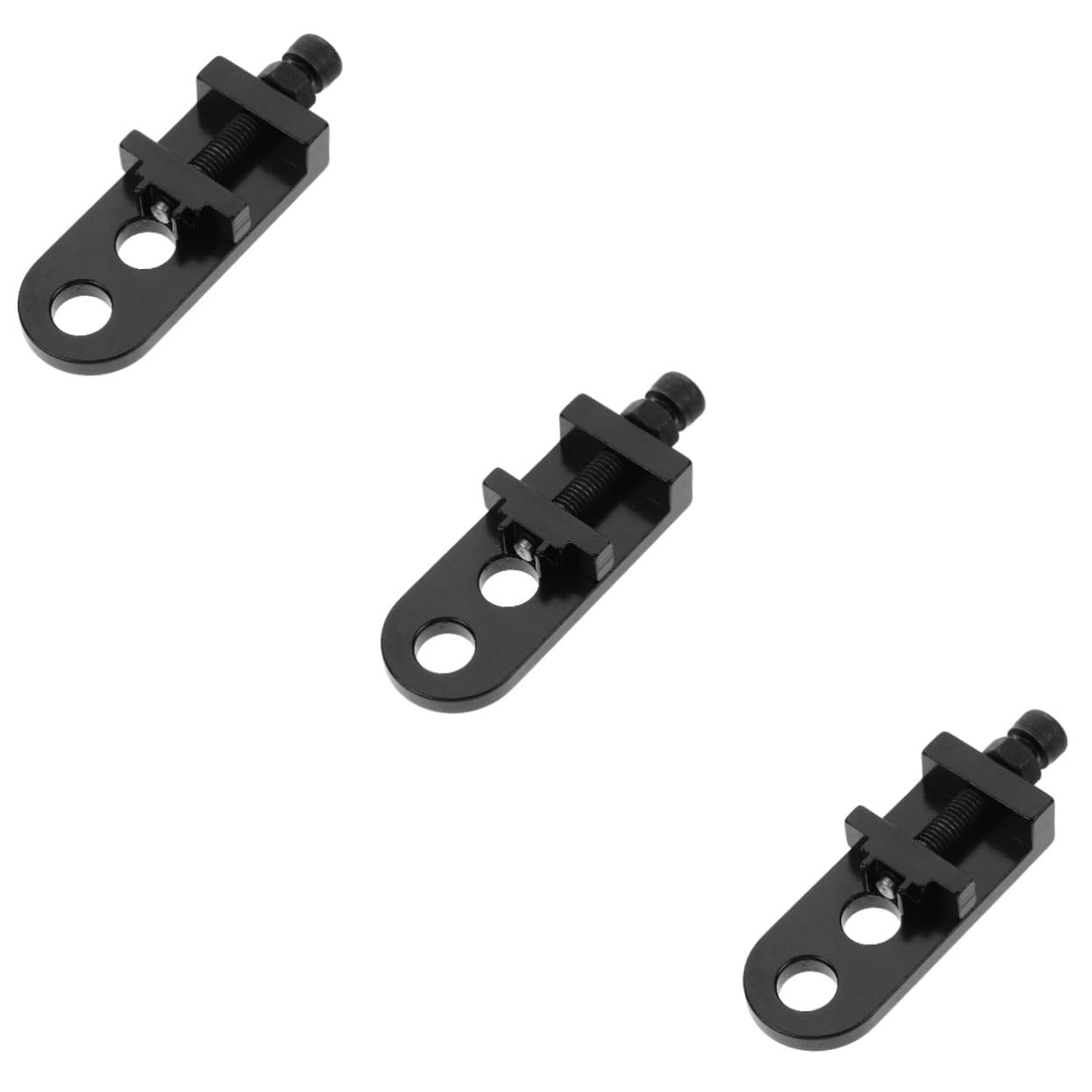 ifundom Kettenspanner Einstellgerät für Fahrräder Verstellbarer Kettenadapter zur Vermeidung von Kettenrutschen CNC Gefräst Schwarz für Einfache Installation und Langlebige