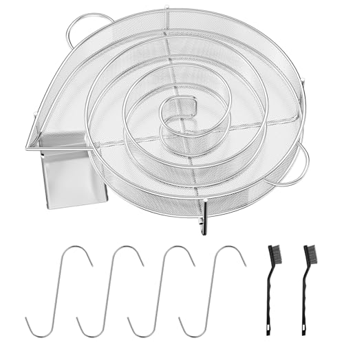 Dalephoric Generador de Humo Frío 20,5x19,2x5cm, Smoke Generador Humo Acero Inoxidable con 4 Ganchos y 2 Cepillos, Ahumador de Alimentos, Ahumador Barbacoa, para Parrilla, Ahumadores y Hornos