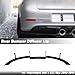 Rear Bumper Diffuser for VW Golf 5 MK5 R32 2005-2008 Gloss Black