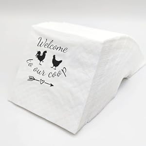 SharkBliss Funny Chicken Quotes Cocktail Napkins, 100 Pack Welcome To Our Coop Saying Disposable Beverage Bar Paper Cocktail Napkins For Party Table Decor 2-Ply, 5x5" (Welcome To Our Coop) SharkBliss Funny Chicken Quotes Cocktail Napkins 100 Pack Welcome To Our Coop Saying Disposable Beverage Bar Paper Cocktail Napkins For Party Table Decor 2 Ply 5×5 Welcome To Our Coop