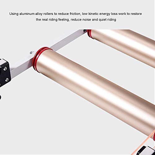 Entrenador para Bicicleta KJZQLMZ Parabolic Ajustable para Fitness Indoor compatible con ruedas 16-27 pulgadas miniatura 4