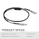 Tilta Nucleus-M Run/Stop Kabel kompatibel mit Red Kamera Zubehör Stecker Anschluss RS-03-AM