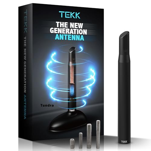 Tekk Short Antenna Compatible with Tundra 1999-2026 / Designed for Optimized FM/AM Reception / 4.8 Inches