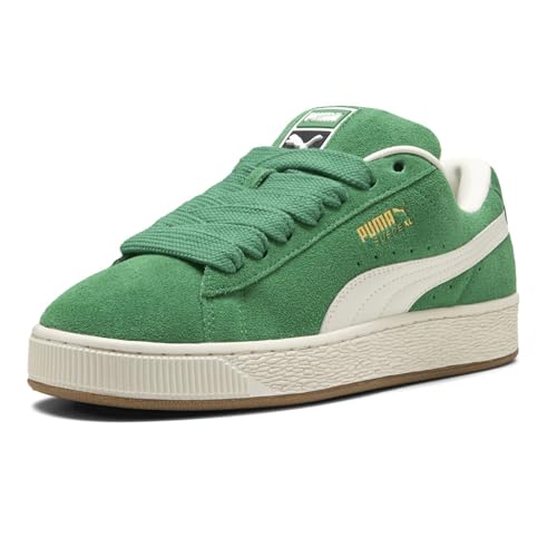 Image of Puma Men's Suede XL Shoes Archive Green /Vapor Gray 4 Medium