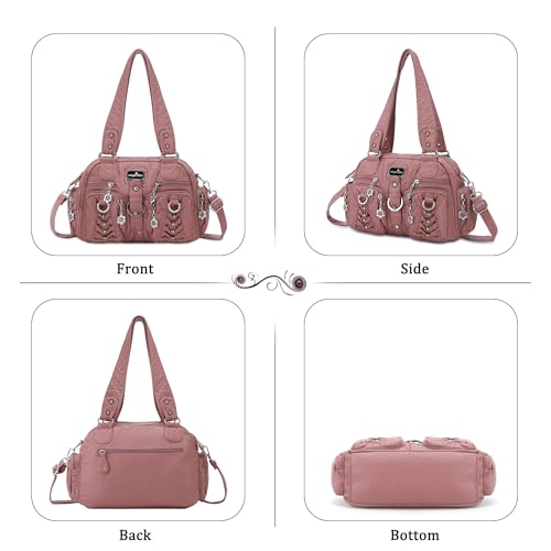 Image of Angel Kiss Small Purse Handbag for Women Crossbody and Shoulder Bags Multipocket Soft Hobo Purses