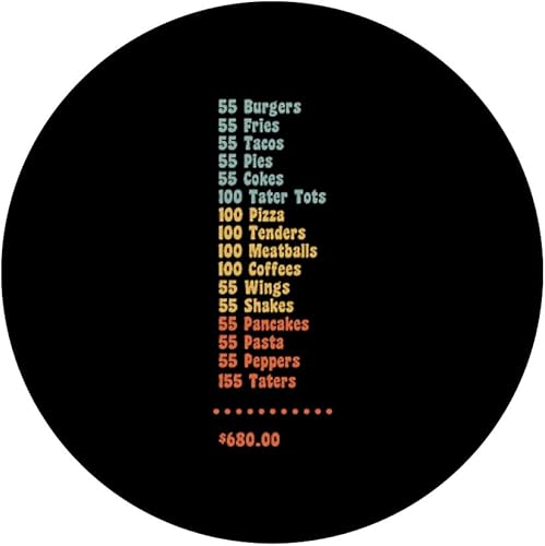 Miniatura 3 de 55 Hamburguesas 55 Papas fritas 55 Tacos Creo que deberías dejar PopSockets divertidos PopGrip intercambiables