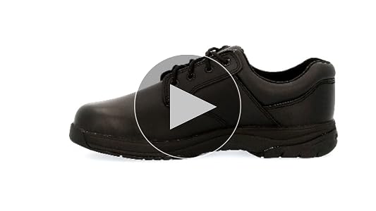 Amazon.com | ROCKY SlipStop 911 Plain Toe Oxford Shoe, Black