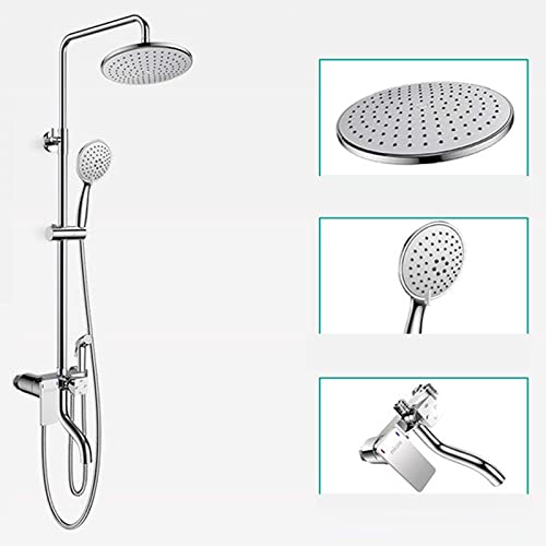 Ensemble mitigeur de douche moderne et colonne murale réglable - 3