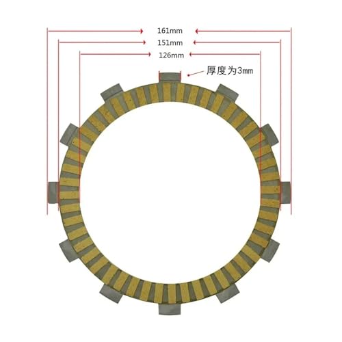 Discos de embrague ZR750 para reparar transmision de moto Z750 y ZR-7S 2