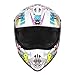 JAGASOL DOT Youth Teenager Motocross Offroad Street Dirt Bike Helmet BMX MX ATV Helmet with Goggles (Small, White)