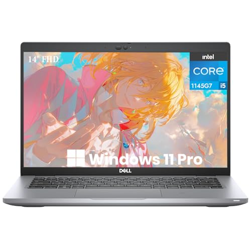 Dell Latitude 5420 Laptop 14-inch FHD, Intel Core i5-1145G7, 8 GB RAM, 256 GB SSD, Thunderbolt, HDMI, Type-C, Wi-Fi, Windows 11 Pro (Renewed)
