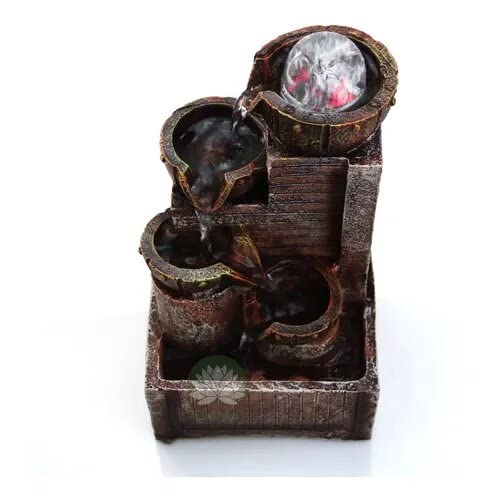 Fonte Agua Decorativa Cascata Artificial Relaxante 295701