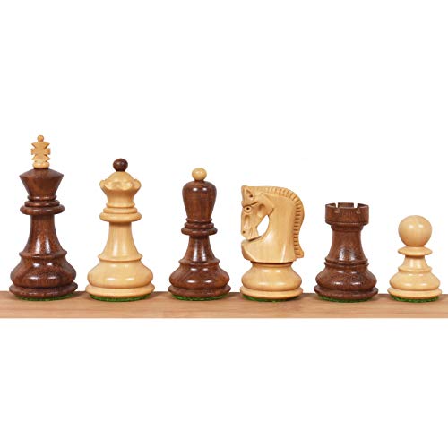 Pièces d'échecs Russes Zagreb en bois de rose pour vos soirées de jeu