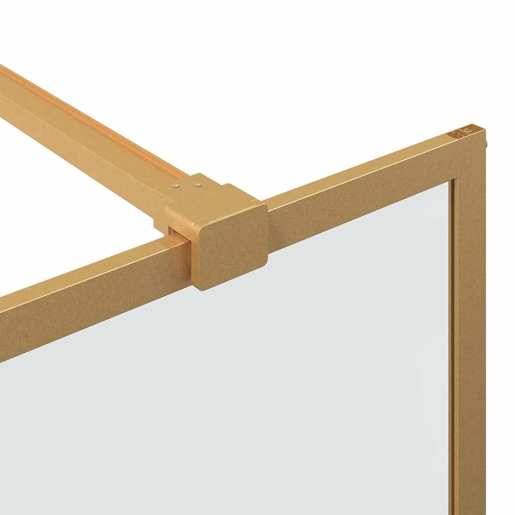 Walk-in - Mampara de ducha (cristal templado, 140 x 195 cm, perfil ajustable de 139 a 140 cm, barra estabilizadora de 100 cm, para baño moderno