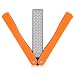 Produktbild Dual-Messerschärfer, Tragbar Messerschleifer Messer Schärfwerkzeug Schleifstein für Outdoor Camping, Gelb, Schwarz(Gelb)