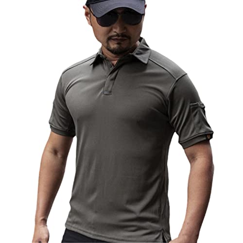Polo tactique anti-transpiration pour homme évite l'humidité L