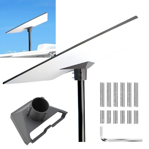 Liwankaqi Adaptador de tubo Starlink Gen 3, soporte Starlink diseñado para Starlink Gen 3/V4, kit estándar Starlink adecuado para diámetros de mástil de 31 mm hasta 51 mm de aleación de aluminio para