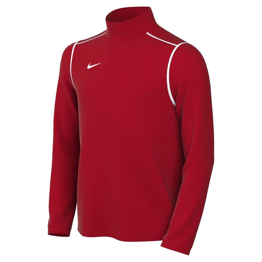 Nike FJ3026-657 Y NK DF PARK20 TRK JKT K R Jacket Unisex UNIVERSITY RED/WHITE/WHITE Size S