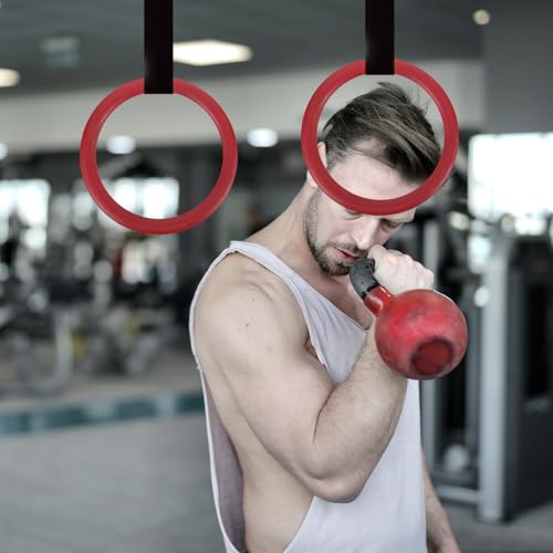Anillas de gimnasia 2 pcs con correas ajustables miniatura 7