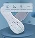 LOHAS Home 2 Pairs Unisex Ultra-Soft Shoe Insoles: Anti-Odor, Shock-Absorbing, Breathable, Pain-Relieving, High-Elasticity Comfort-Grey