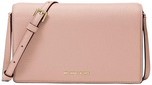 Michael Kors Bolsa transversal Jet Set com aba média, Rosa macio, One Size