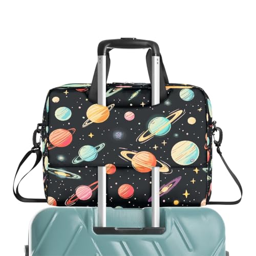 Maletín para portátil de 15.6 pulgadas con diseño planetas miniatura 7