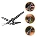 SOESFOUFU Round Head Beauty Scissors for Men Women Precision Brow Nose Hair Beard Trimming Tool Ergonomic Design Durable Material Portable Grooming Scissors Gray