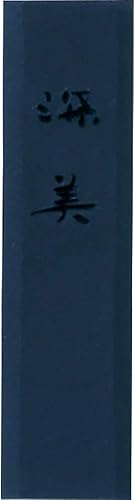 Kuretake SAIBOKU SHIMBI Sumi Ink Stick,BIAI Prussian Blue, Japanese Traditional Calligraphy and Painting, Professional Quality, for Lettering, Drawing, Signature AP-Certified, Made in Japan