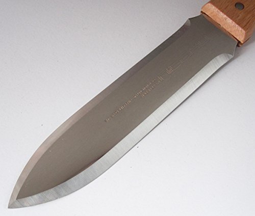 Japanese Hori Hori Garden Landscaping Digging Tool With Stainless Steel Blade & Sheath (Double-edged blade) - Thumbnail 5
