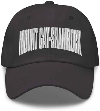 Mount Gay-Shamrock Baseball Cap Mount Gay-Shamrock Dad Hat West Virginia WV Hat Embroidered Souvenir