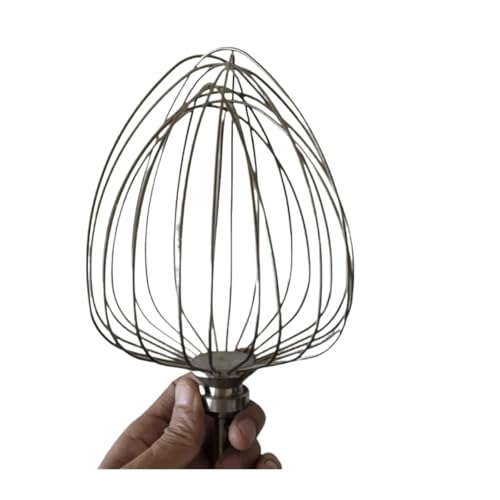 Genérico Batidor de Huevos Acero Inoxidable, Compatible con batidora pie Kenwood