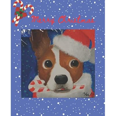 Merry Christmas Jack Russell Dog | Blank Lined Journal Notebook:: For Writing Notes or Journaling