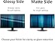 DBDDZD Einfach Abnehmbarer Computer-Sichtschutzfilter, kompatibler iMac-Monitor, rahmenloser Monitor, Seitenverhältnis 27 Inch 16:9, Anti-Glare Blue Light Privacy Shield