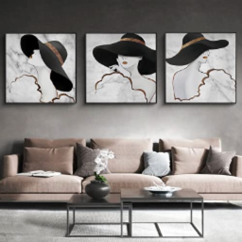 Toile peinture de femmes au style abstrait pour sublimer la chambre ou le bureau