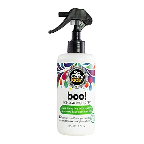 SoCozy Boo! Lice Scaring Spray For Kids Hair Cover