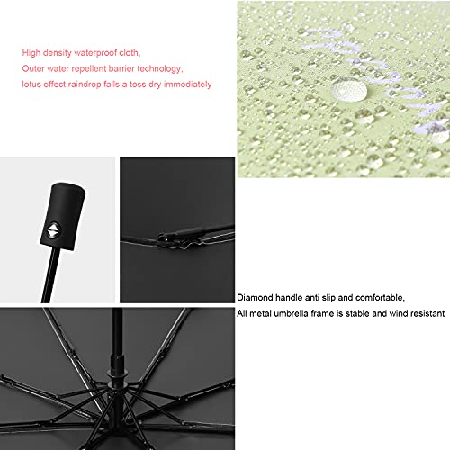 Catxq Fruits Series Automatic Folding Umbrellas,[Rain & Sun,Windproof,Compact,Lightweight] Portable Travel Umbrellas For Woman Girl Kids - Orange #TOP4
