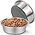 Joytale Stainless Steel Dog Bowl with Rubber Base, Set of 2, Pets Food and Water Non-Slip Bowls for Medium Large Dogs,1900 ML