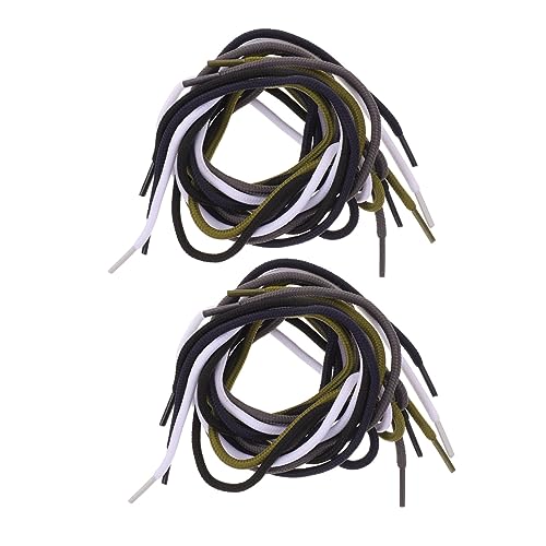 iplusmile 10 pares Cordones Redondos Duraderos para Zapatos Deportivos Botas Sneakers Accesorios para Calzado