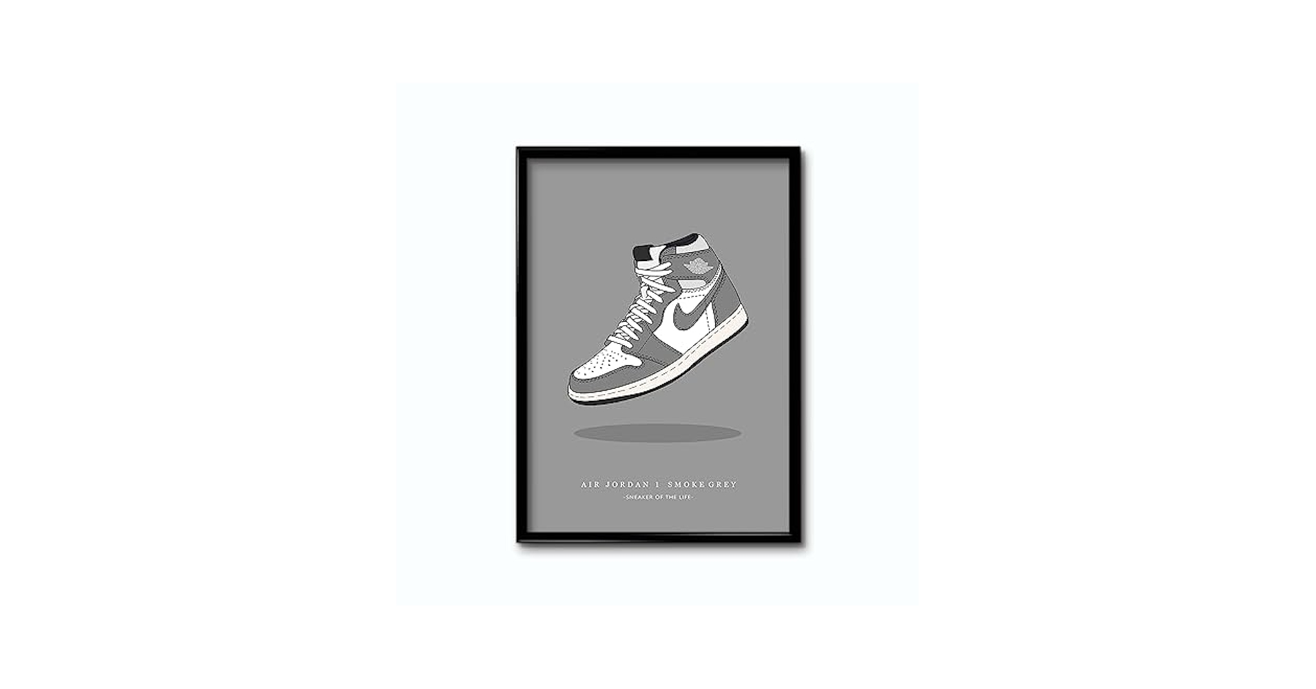オシャレNIKEスニーカーポスターアンティーク大判額縁Ａ１ 黒い装飾的な写真額縁 オシャレNIKEスニーカーポスターアンティーク大判額縁A1 黒い