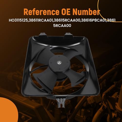 Image of maXpeedingrods A /C Condenser Cooling Fan for Honda Accord Right Side 03-07 | HO3115125 38611RCAA01 38615RCAA00