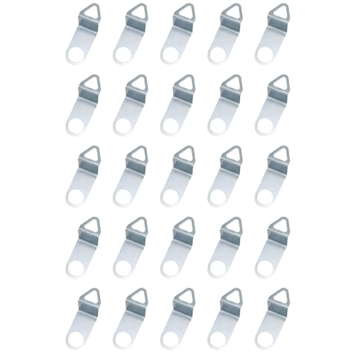 TAODAN 25PCS Metal Wall Clock Hooks Swing Movements DIY Quartz Cross Stitch Movements No Trace Hooks for Embroidery Craft Brushed Clocks Without Frames