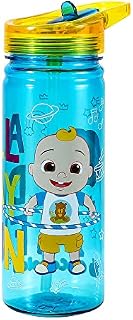 Cocomelon 580ml Water Bottle for Kids School Drinks Bottle Made of Durable Tritan Reusable BPA Free